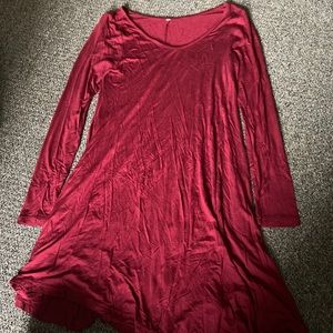 Red TShirt Dress